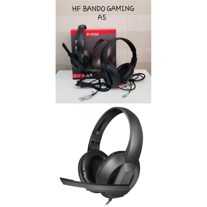 BEST SELLER HEADSET BANDO GAMING A5 MISDE SUARA JERNIH GOOD QUALITY HEADSET GAMER