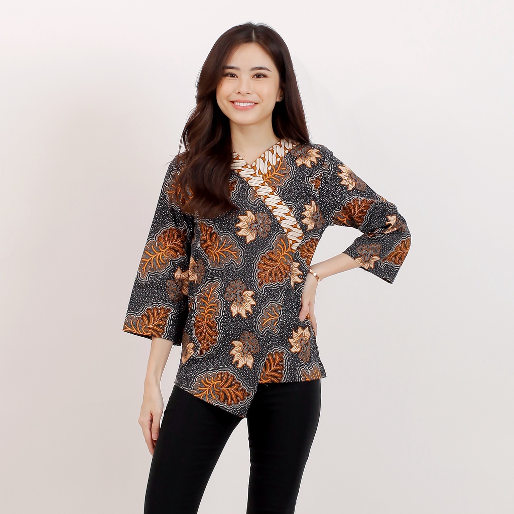 BLOUSE BATIK WANITA ATASAN BATIK 187 Mrs1