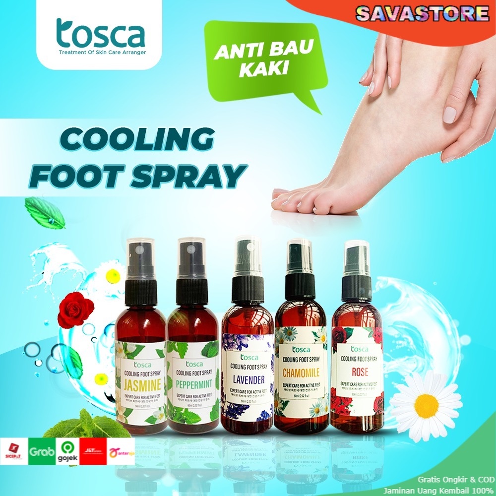 Tosca Foot Spray Penghilang Bau Kaki Murah