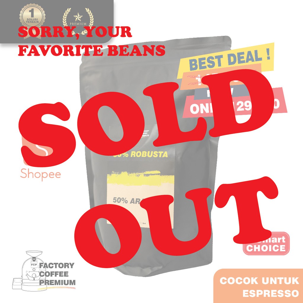 

Biji Kopi Blend 50/50 Kopi Susu Pemium Harga Grosir 1 KG - Beans