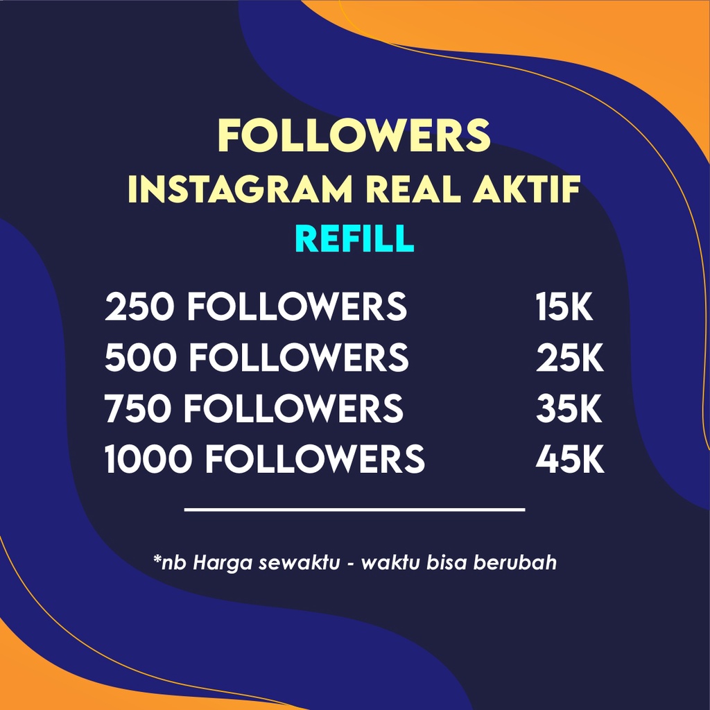 FOLLOWERS INSTAGRAM REAL AKTIF