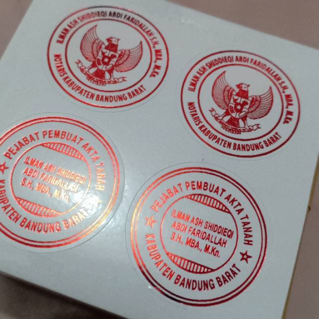 

Adn Stiker Stempel Hotprint ( Custom )