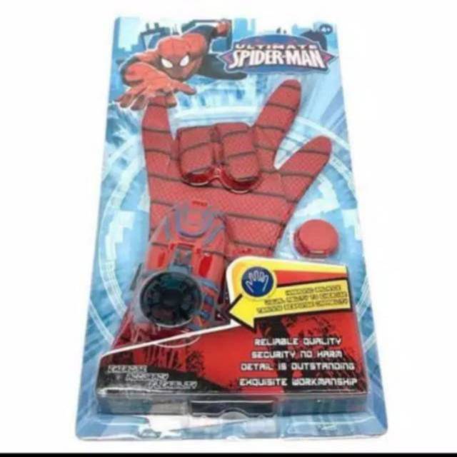 Mainan Sarung Tembak Pelontar Spiderman Ironman Ultraman Captain Amerika