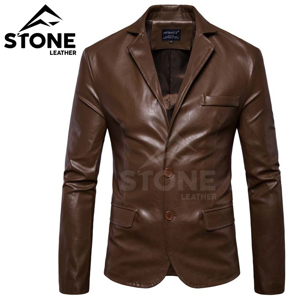 JAKET FORMAL PRIA BLAZER KULIT SINTETIS