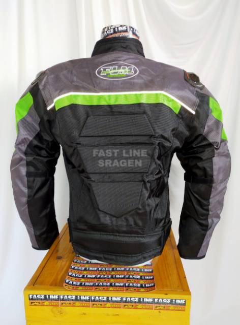 Jaket motor touring outdoor waterprof safety FLM fdr