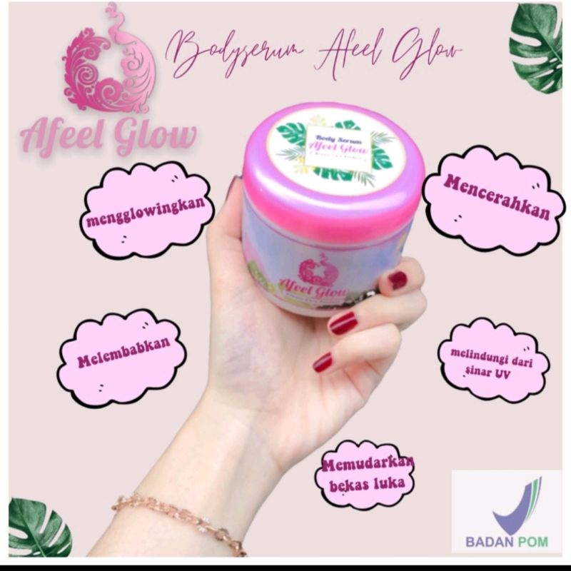 [READY] BODYSERUM AFEEL GLOW BPOM ✅ FREE EMAS MINI GOLD