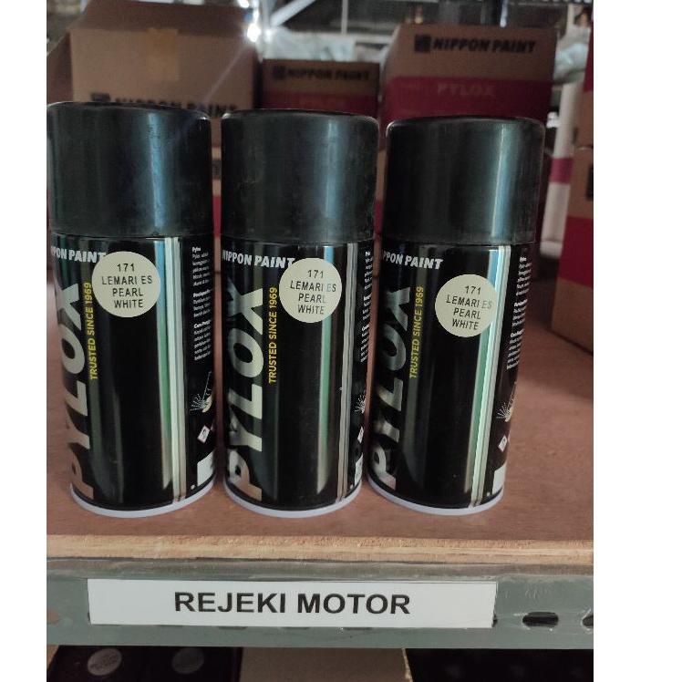 ゎ CAT PYLOX PILOX LEMARI ES PEARL WHITE 171 300CC NIPPON PAINT ↰