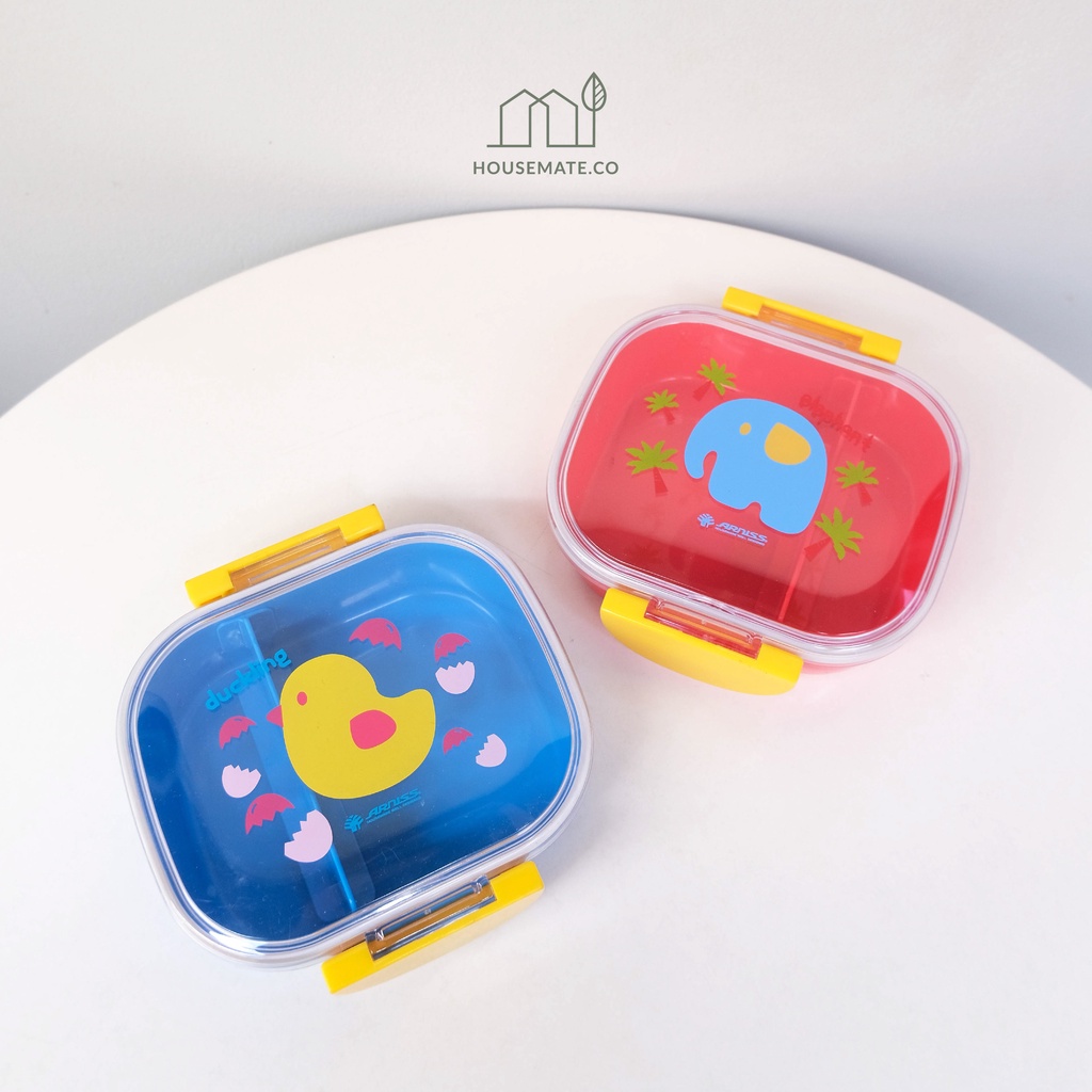 Lunch Box Tempat Makan Kotak Bekal Plastik Neo Sekat 2