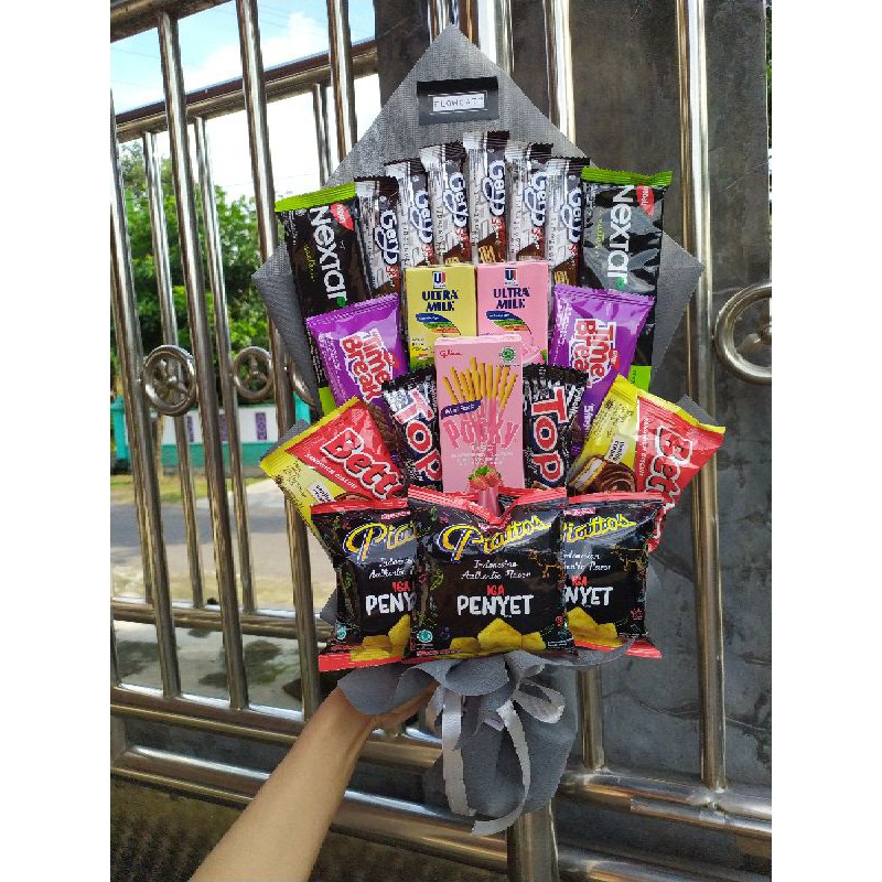 Bucket Snack Susu / Buket Snack Susu / Bouquet Snack Susu / Buket Jajan