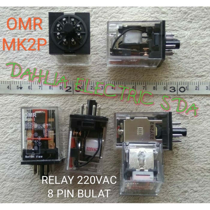 Jual Relay Vac Pin Bulat Omr Mk P I Shopee Indonesia