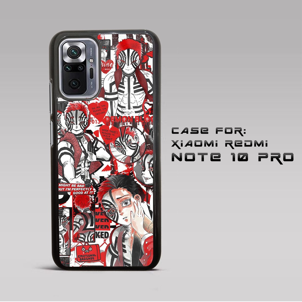 Case Redmi Note 10 Pro  - Fashion Case Motif DEMON SLAYER - Casing Redmi Note 10 Pro - Case hp Redmi Note 10 Pro - Pelindung hp - Case Handphone - Kesing hp - Hardcase - Softcase - Hardcase Glossy - Silikon