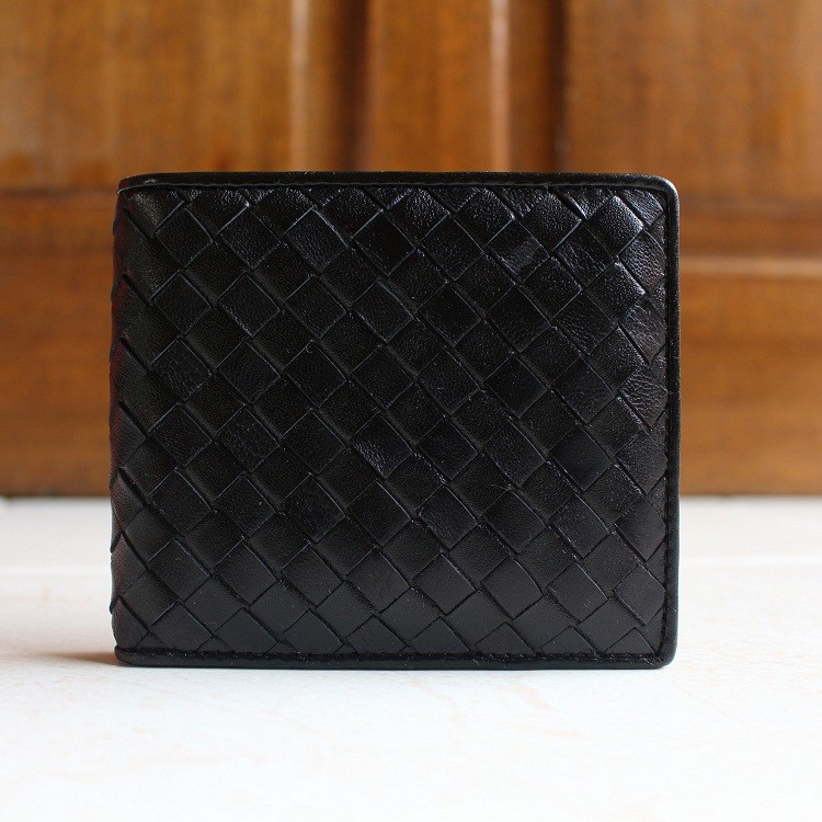 DOMPET KULIT PRIA TIDUR IMPORT - BOTTEGA VENETA 1730 BLACK