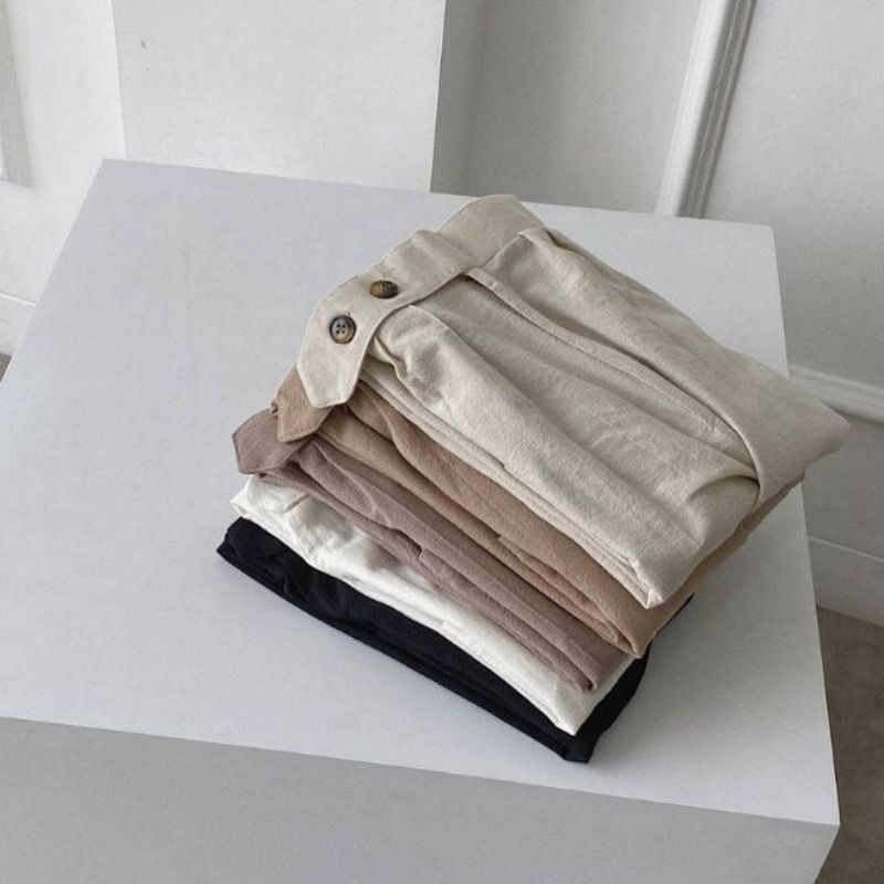 Kulot Linen Import Highwaist wanita Cullote Pants Wide Leg Cullotes Celana Kulot Cewek Cewe Terbaru 2022 Terlaris