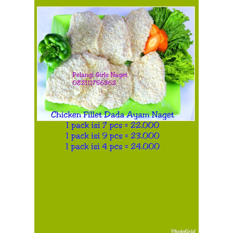 

Chicken Fillet Dada Ayam Naget isi 7