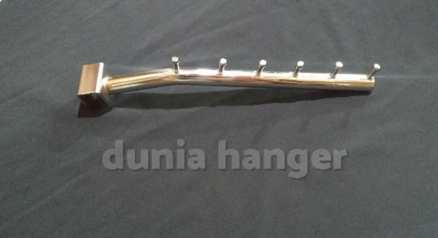 Hanger Suling U 6 paku TEKUK