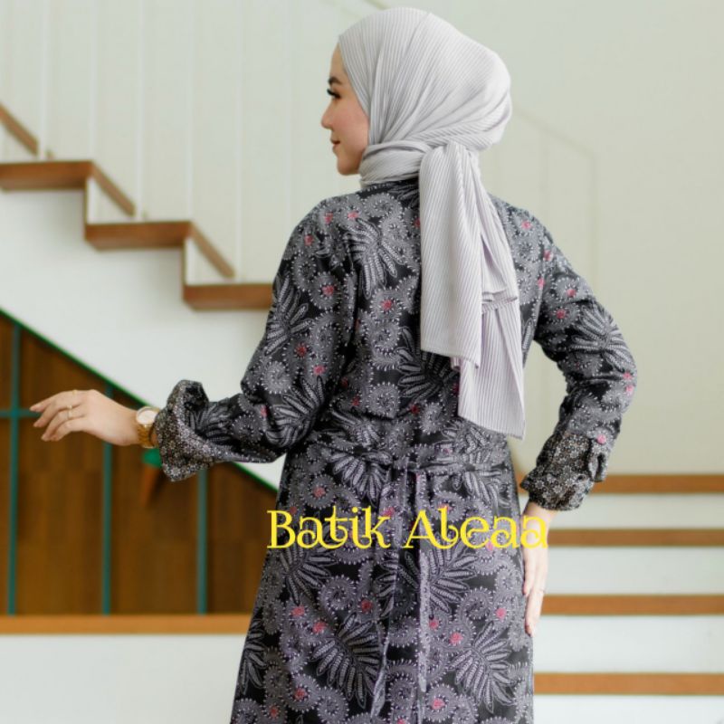 Batik Aleaa Gamis Terbaru Gamis Katun/M/L/XL/XXL/XXXL/4L