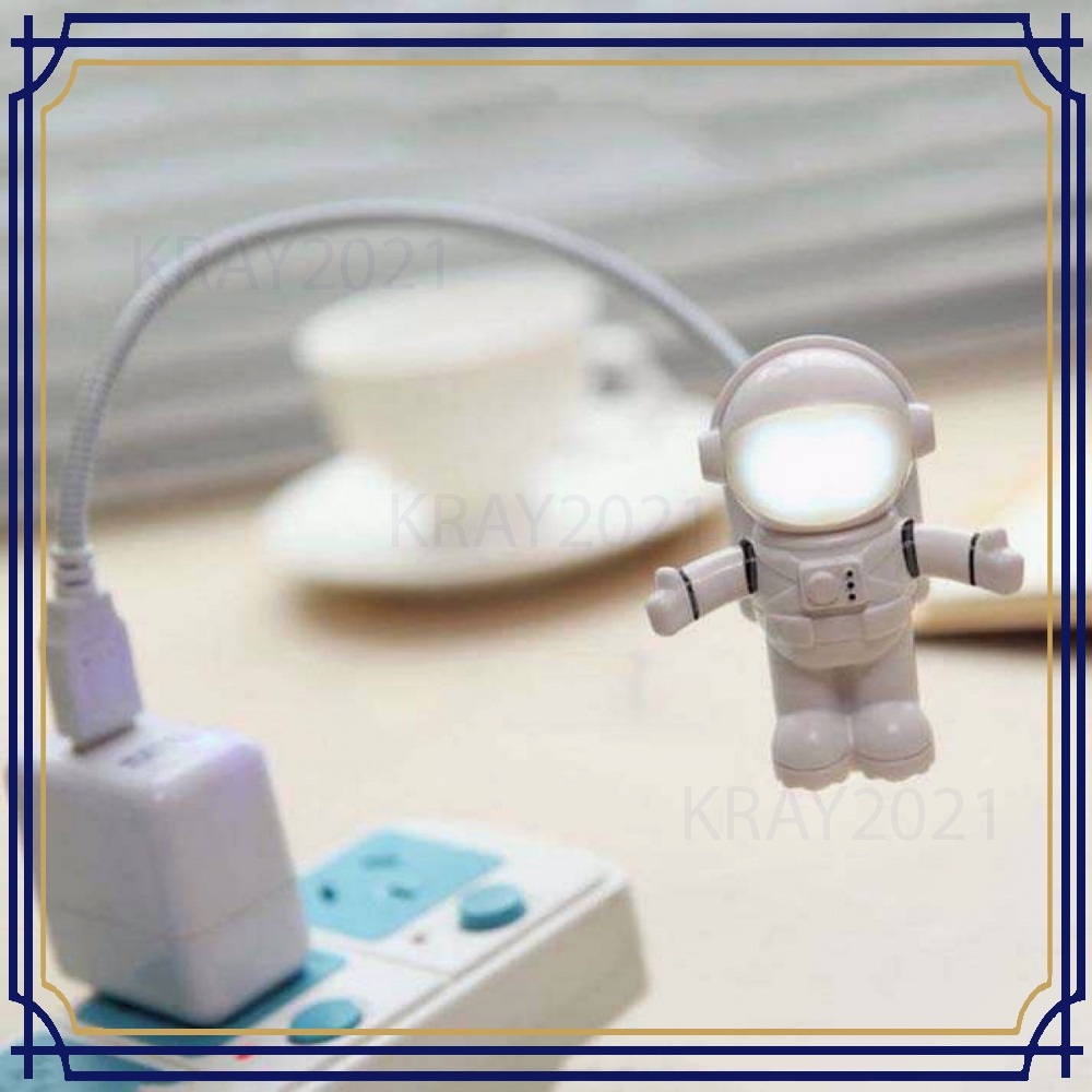 Lampu LED USB Night Light Lamp Flexible Spaceman Astronaut - X01