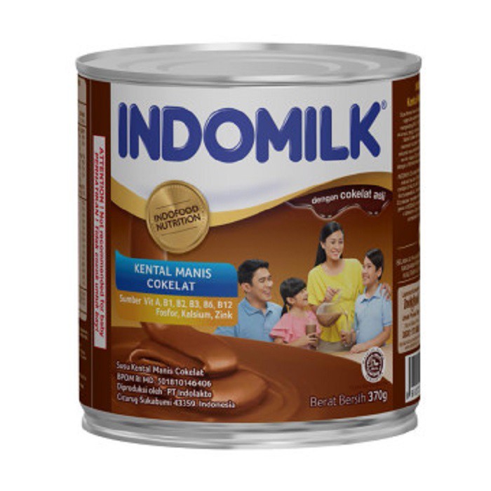 

INDOMILK SUSU KENTAL MANIS COKLAT KALENG 370 GR