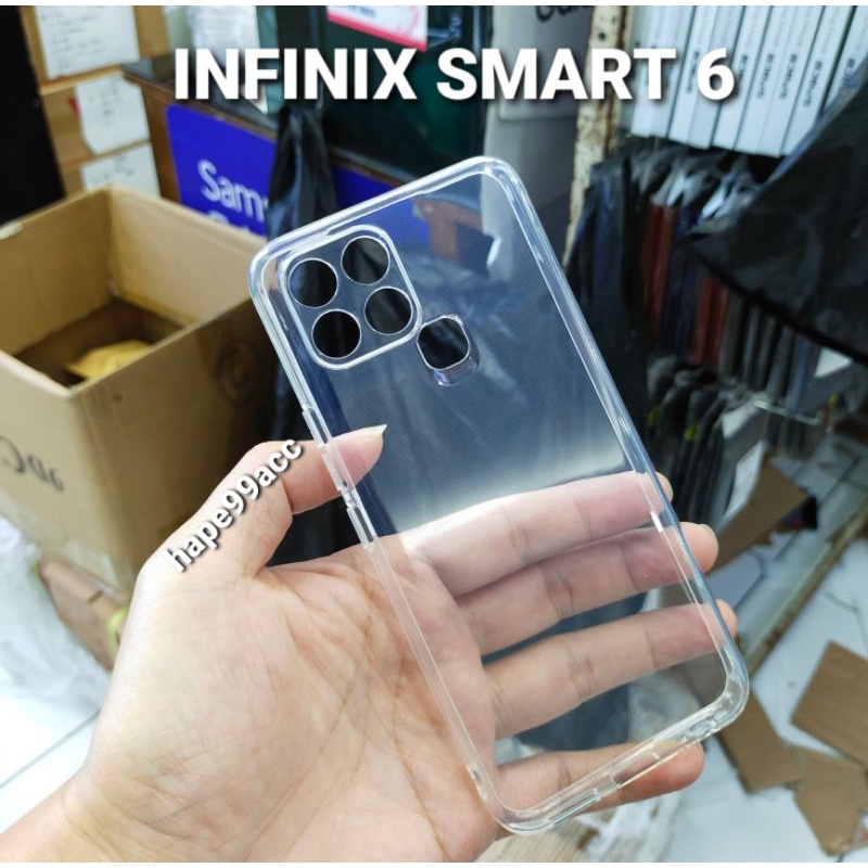 Infinix smart 6 soft case silikon silicone clear case Premium