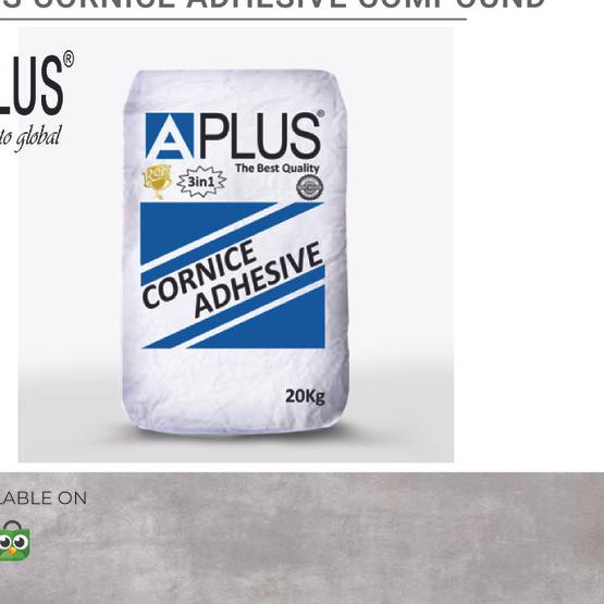 ➺ APLUS CORNICE ADHESIVE COMPOUND ☑