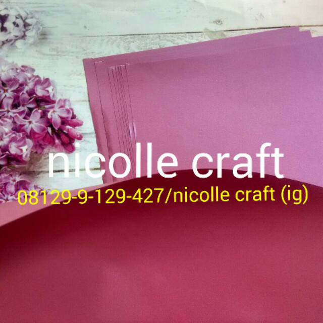 Kertas jasmine tipis 80gr per 50 lembar DARK PINK