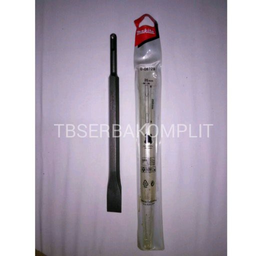 Makita SDS Flat 20mm x 250mm Mata Bobok SDS Plus Flat Pipih Gepeng Lancip Tipe D-08729