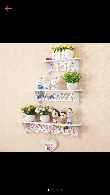 Dikirim Dari Bandung Rak Dinding Satu Set Isi 3 Pcs Rak Dinding Shabby