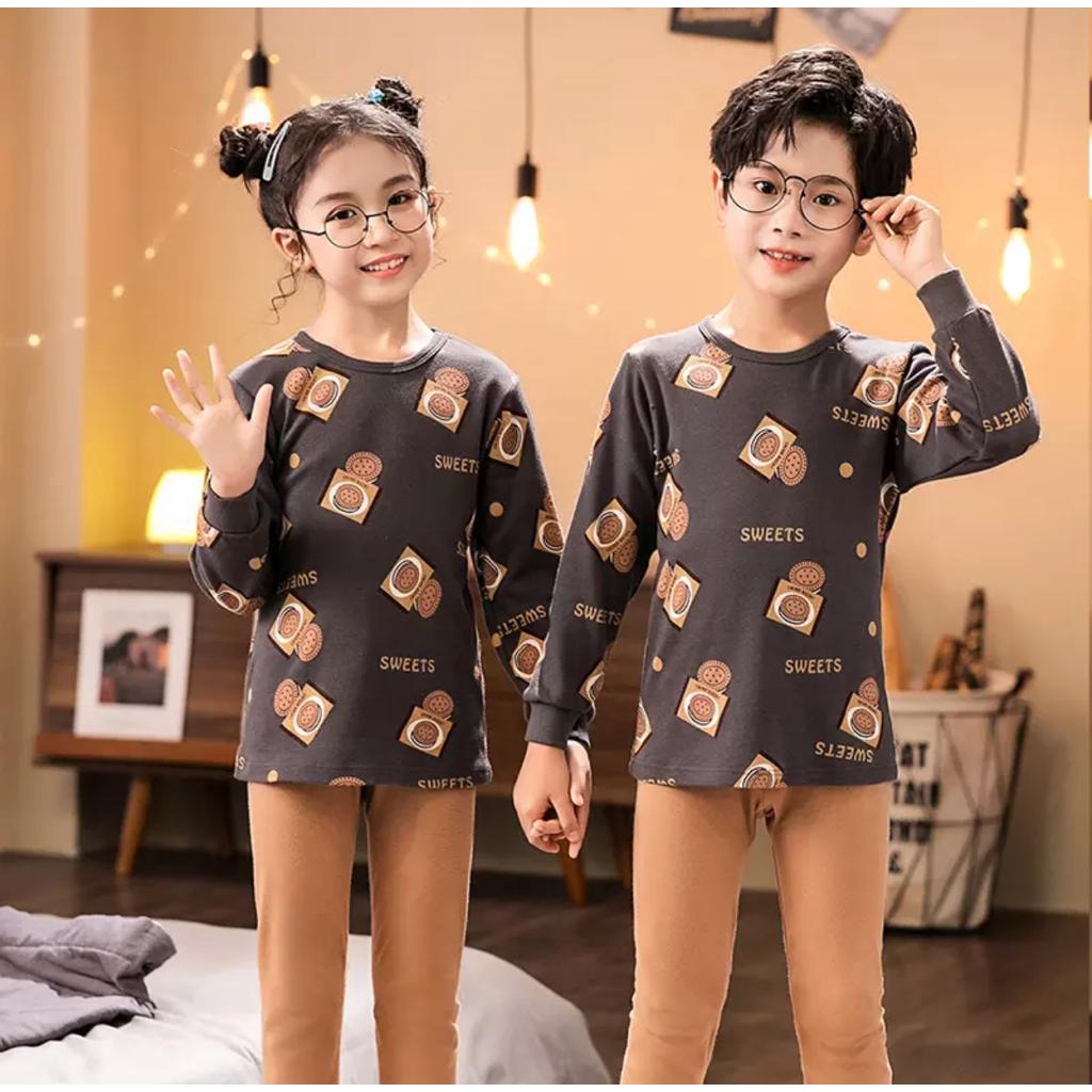 PROMO-SETELAN ANAK BAJU ANAK PIYAMA KAOS ANAK MOTIF COOKIES UMUR 1-5 TAHUN SETELAN ANAK LAKI LAKI PEREMPUAN BAJU ANAK LAKI LAKI PERE,PUAN PAKAIAN ANAK LAKI LAKI PEREMPUAN TERBARU