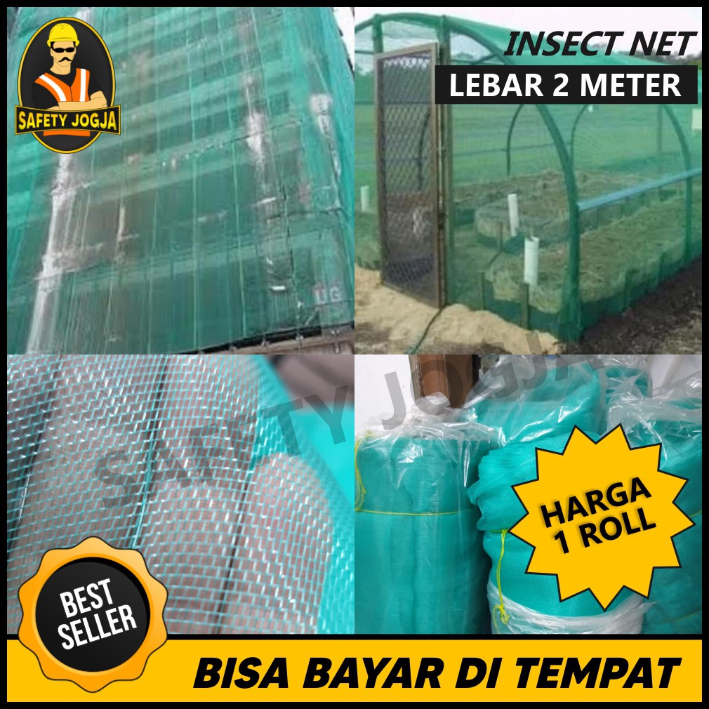 JARING KASA INSECT NET LEBAR 2 METER / JARING PROYEK 1 ROLL