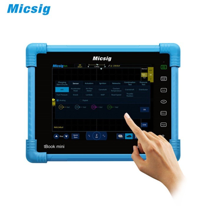 New Micsig Ato1104 Automotive Scopemeter Handheld Digital Osciloscope