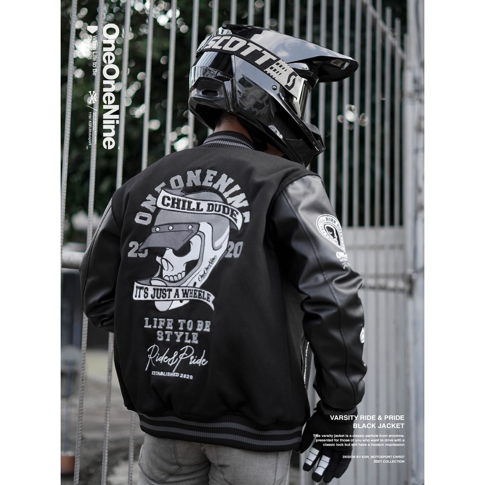 KSR ONEONENINE - VARSITY JACKET RIDE PRIDE