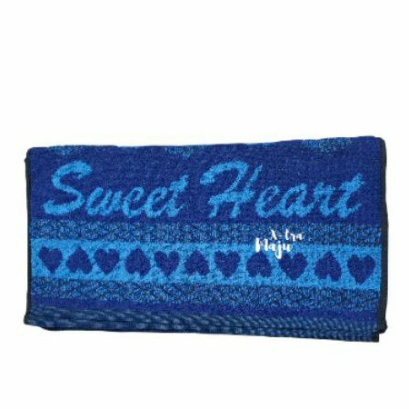 Handuk Mandi Motif 50x100cm ukuran Medium Handuk Travel - SWEET HEART