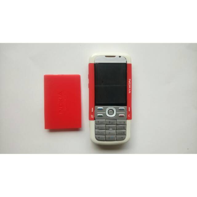 Casing nokia 5700 fullset merah ori