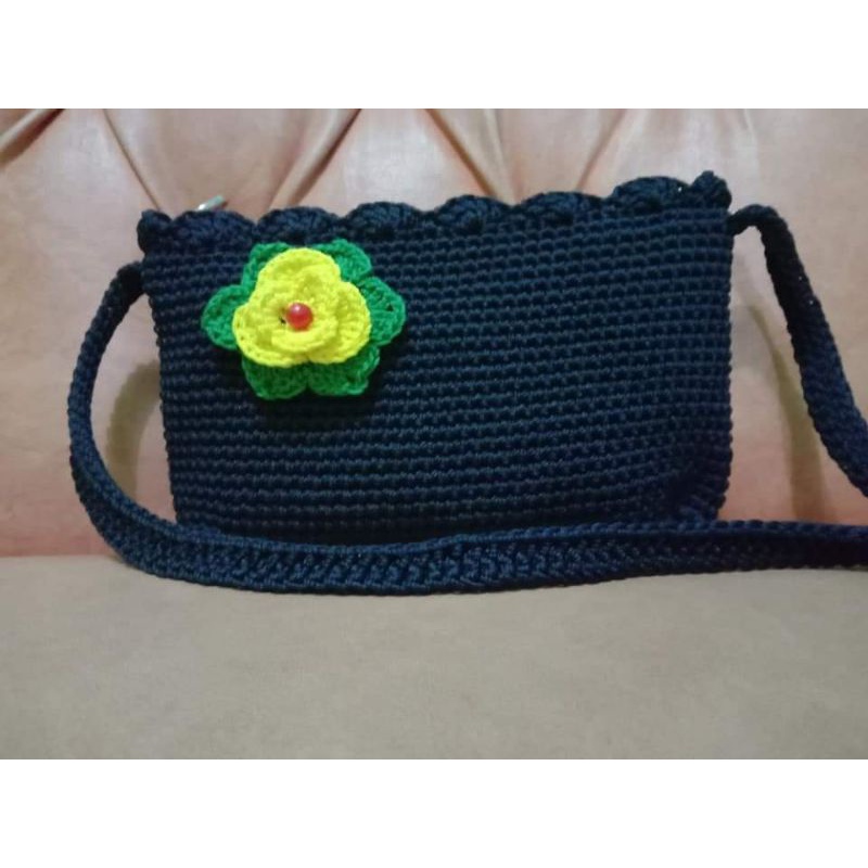 Tas Rajut/Tas Selempang/motif sc