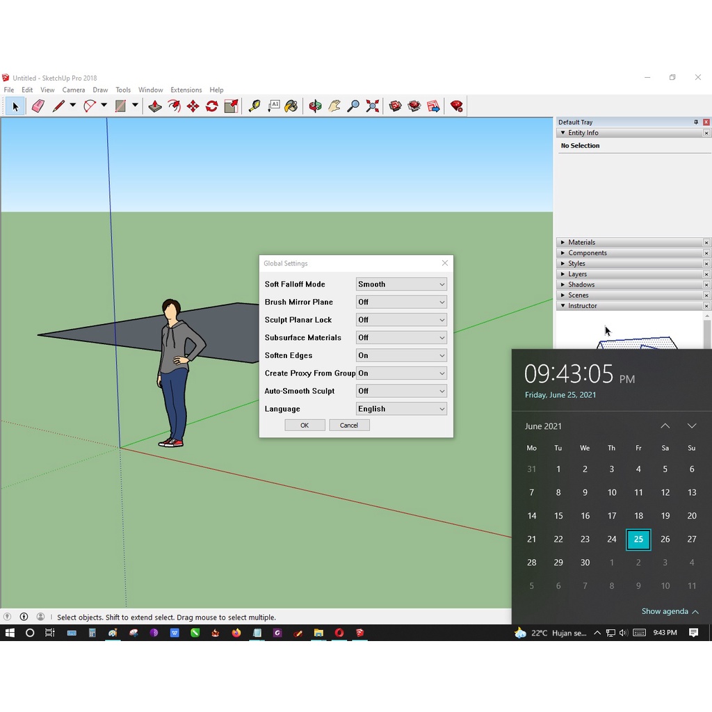 Sketchup 2023. Плагин Pro c2.