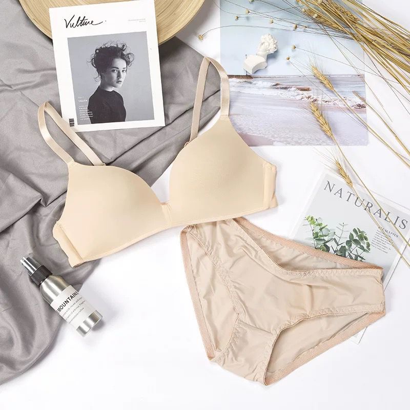 LINGERIEMASTER - (B-24) BISA COD Pakaian Dalam Wanita Bra BH merasa baik bra sexy push up one-piece sport yoga Bra-B-24 Skin