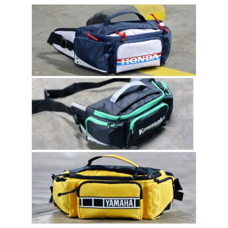 waistbag optiommerch volt 3 / tas Honda / tas Yamaha / tas kawasaki / tas slempang