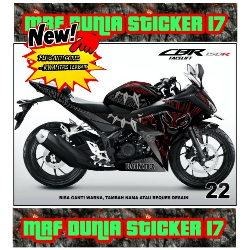 Sticker decal CBR 150R Facelift Full Body dekal CBR 150R Facelift Stiker Decal CBR 150R Facelift Dec