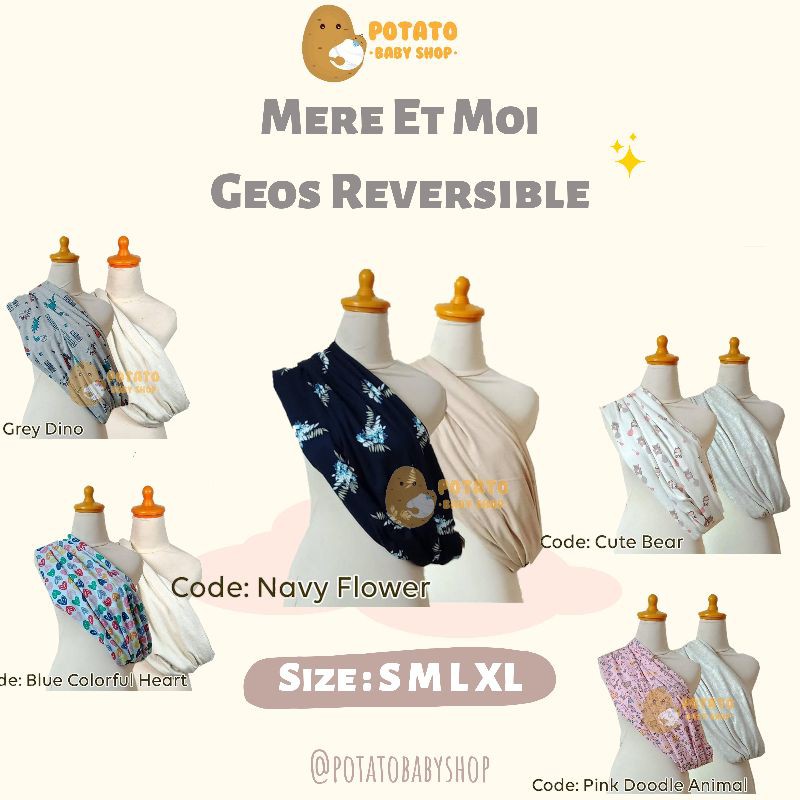 GEOS - MERE ET MOI ( BANYAK MOTIF) S M L XL SALE