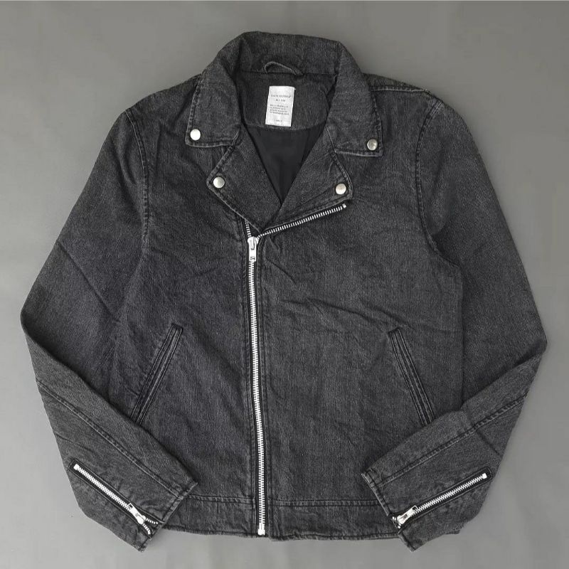 black number denim jacket