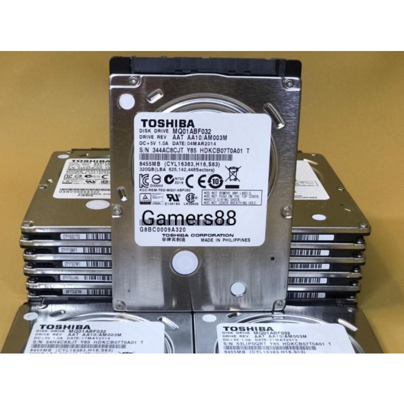 HDD Hardisk 320GB Toshiba Laptop 2.5&quot; Harddisk Slim Hard disk Notebook