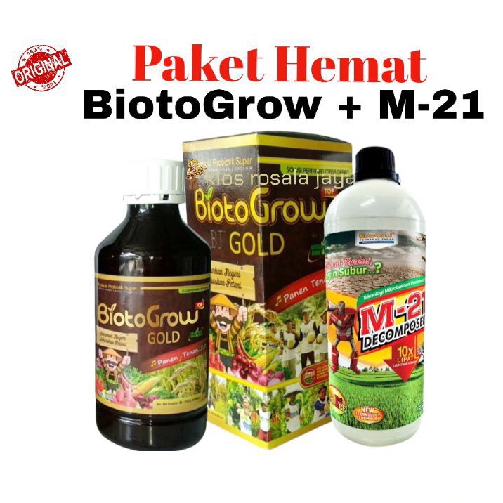 Paket BiotoGrow + M-21 Lebih Hemat