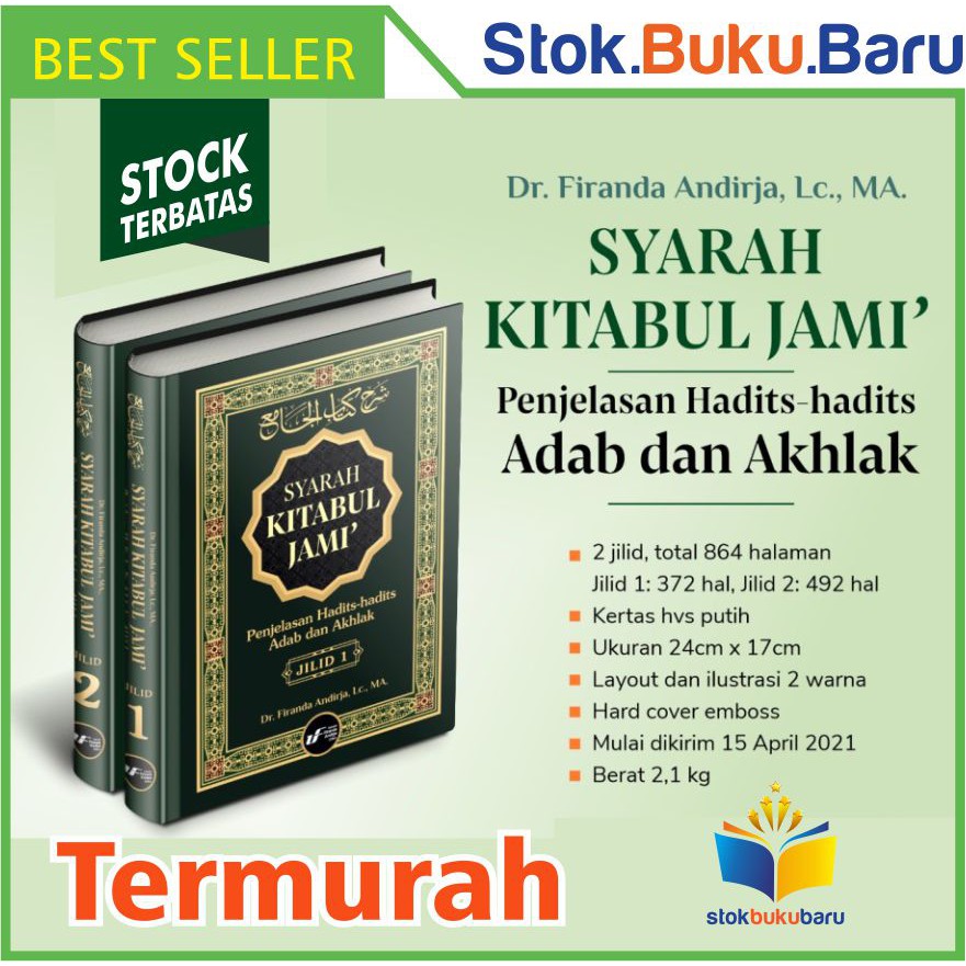 Buku Syarah Kitabul Jami Dr Firanda Andirja MA