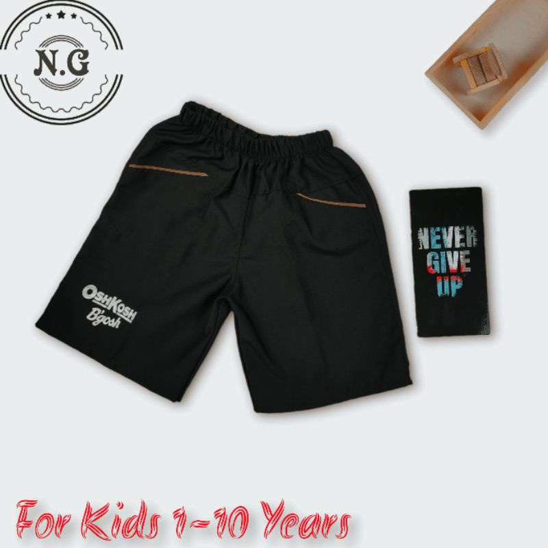 N.G -Celana Pendek Anak Oshkosh/Celana Chino Pendek Anak Tanggung / Celana chino anak pinggang karet