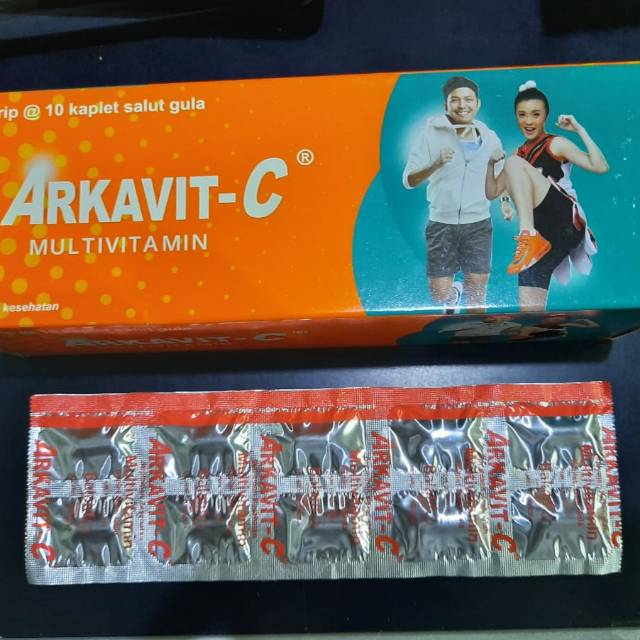 Arkavit c ( vit c 500mg ) per strip isi 10 tab VIT C DOSIS 500MG + B COMPLEX