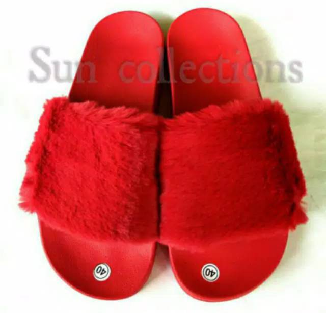 Sandal Selop Bulu Import CELLEO