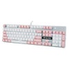 Sades K10 Pink White - Gaming Keyboard