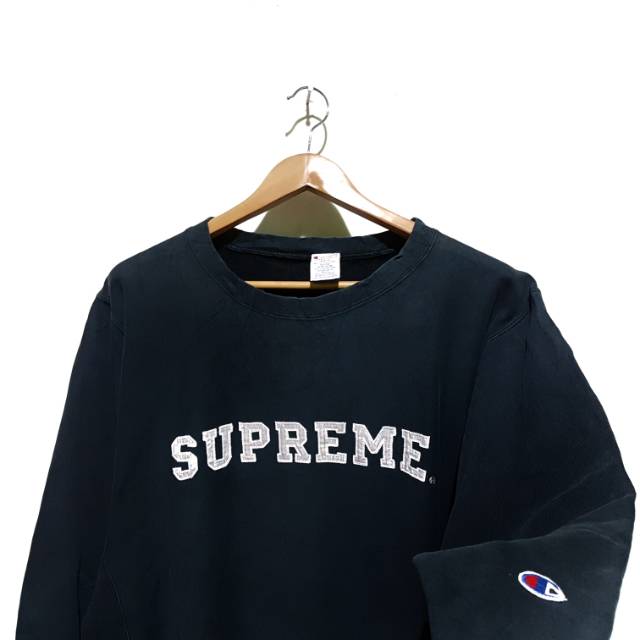 supreme x champion crewneck