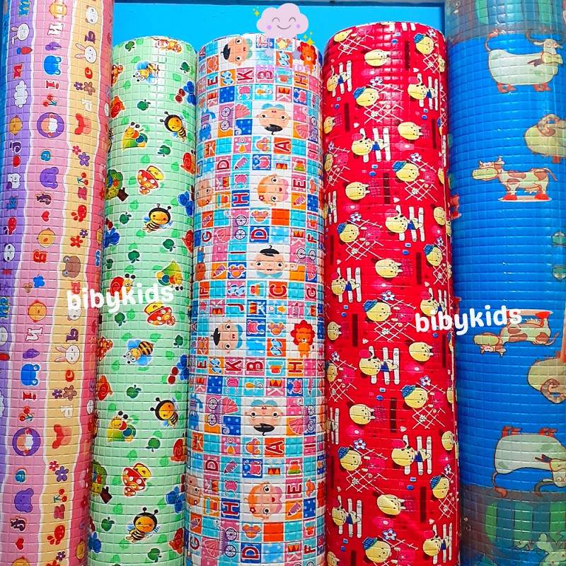 TERMURAH Perlak Bayi Meteran Lebar 110cm Alas Ompol Bayi Motif Perlengkapan Tidur Baby Newborn Jumbo