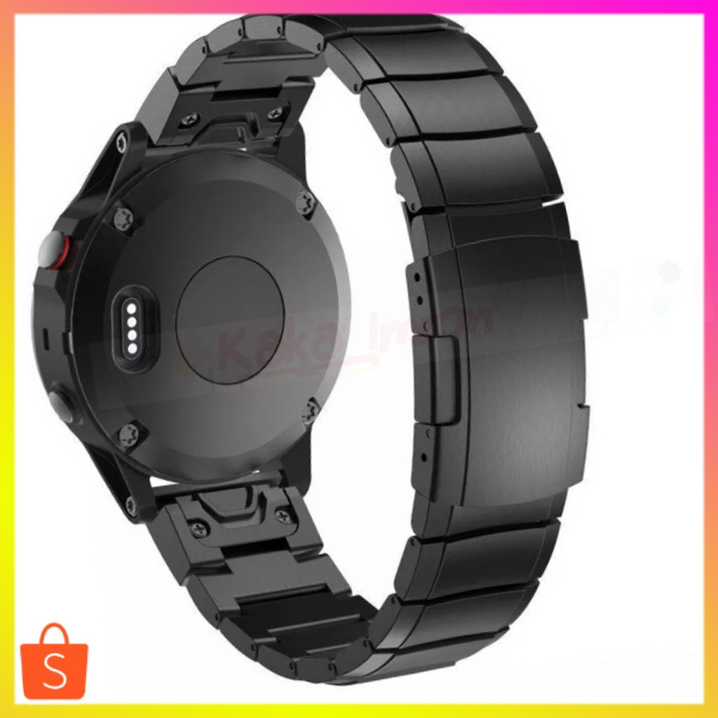 Garmin Fenix 5X Luxury Stainless Steel Strap Quick Fit Hot